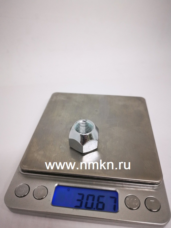 Гайка колесная М14*1,5 (18, ключ 22) , ,  20-3101040 гайка колесная м14*1,5 (18, ключ 22) волга, соболь, уаз 20-3101040 в интернет-магазине НМК
